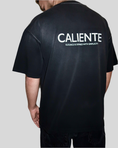 OVERSIZED BOXY FIT VINTAGE BLACK T-SHIRT.

Made from 100% Organic Cotton giving a 300GSM heavyweight fit. 

Similar to brand such as Represent and Cole Buxton