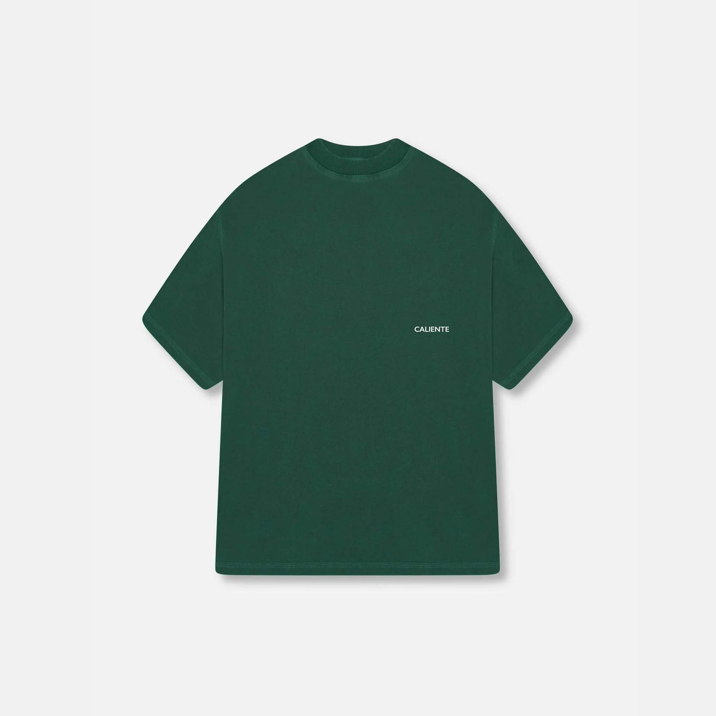 Green oversized boxy fit t-shirt for men and women, stylish and comfortable casual wear, perfect for a relaxed, laid-back look. Soft cotton fabric, available in various sizes, ideal for layering or wearing alone. Trendy streetwear style with a loose, modern fit. Luxury Garment.

300GSM, Made in Portugal.

Similar to Represent, Cole Buxton.